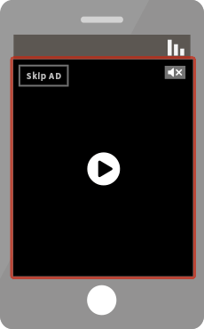 フルスクリーン動画広告